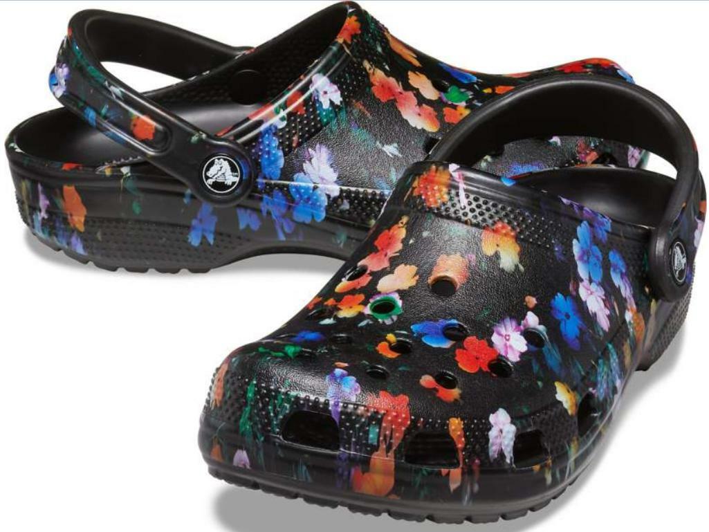 Crocs Classic Printed Floral Womens Clog BRAND NEW Floral Sizes 5 to 11 206376