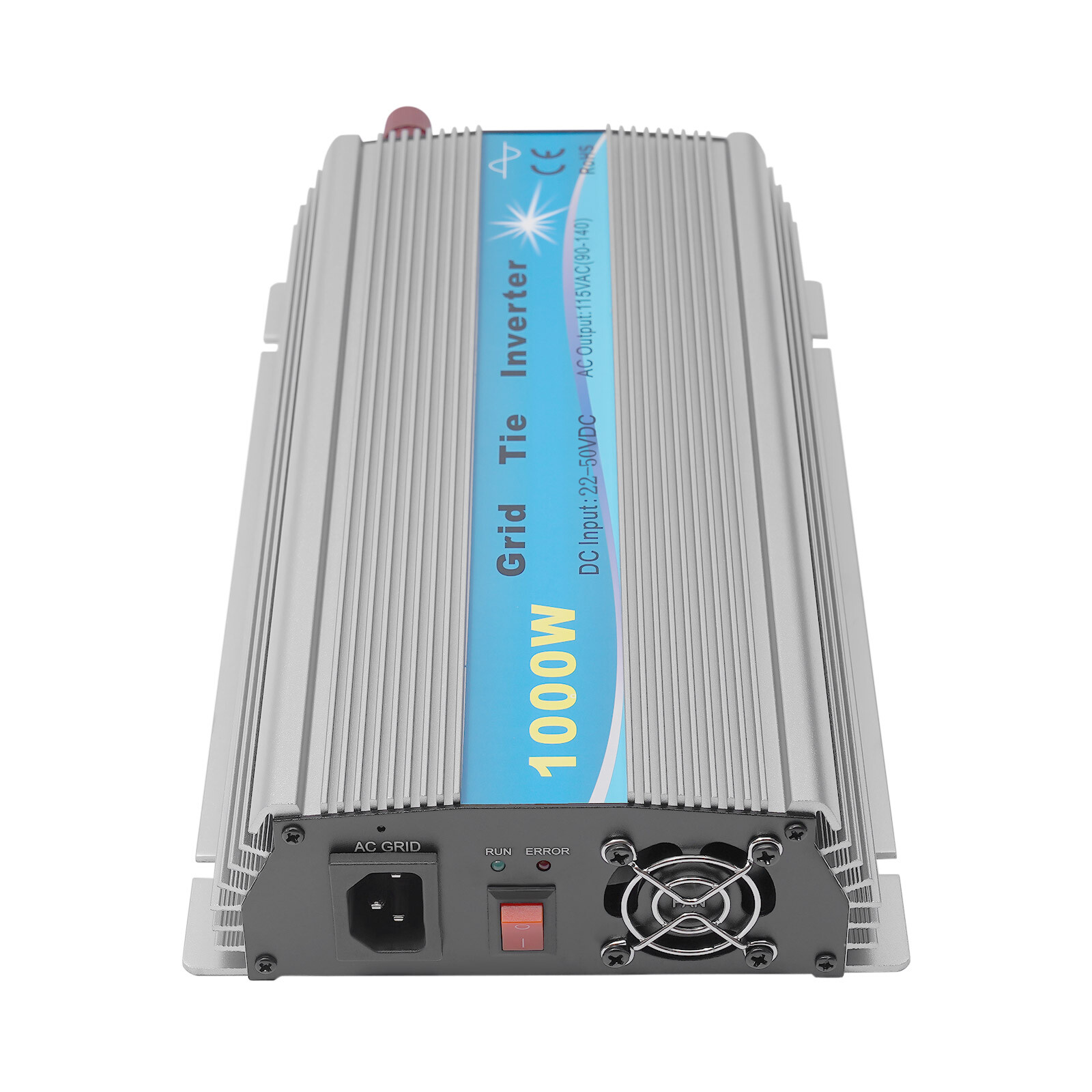 MPPT Grid Tie Solar Inverter AC 90V-140V 1kW Output Pure Sine Wave Inverter NEW