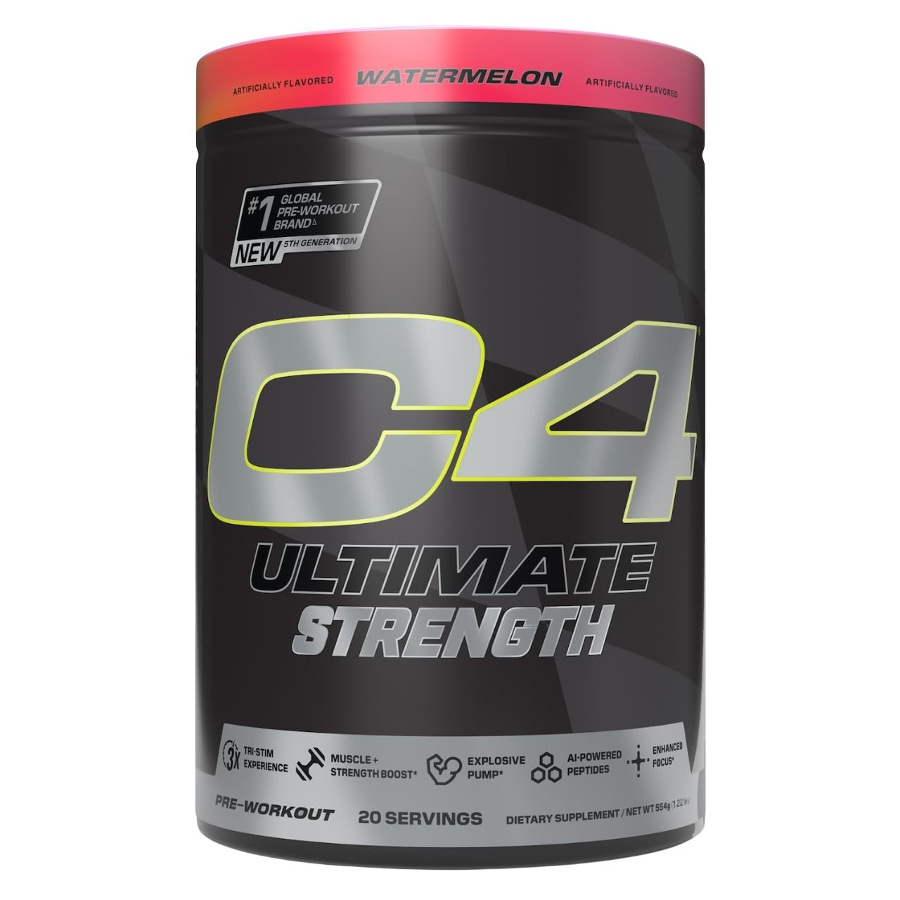 Cellucor C4 Ultimate Strength Pre Workout Powder - Tri-Stim Experience 300mg