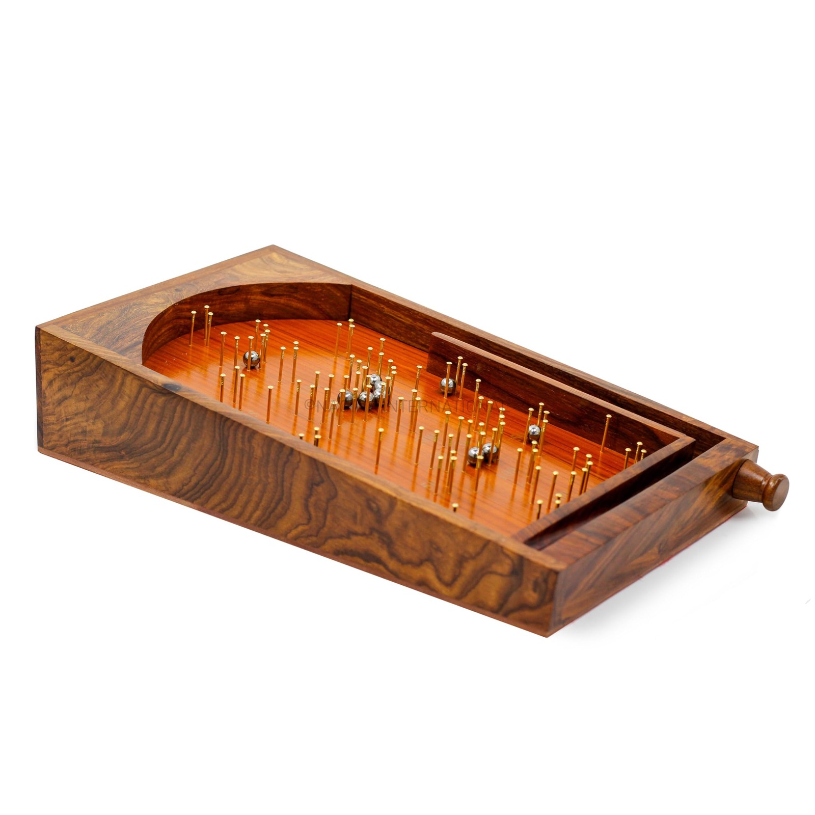 Wooden Bagatelle Table Game Pinball