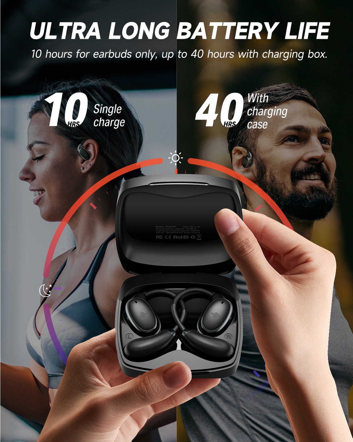 🎧 Donner Doubuds Open Noise Cancelling Earphones Wireless Bluetooth Earbuds