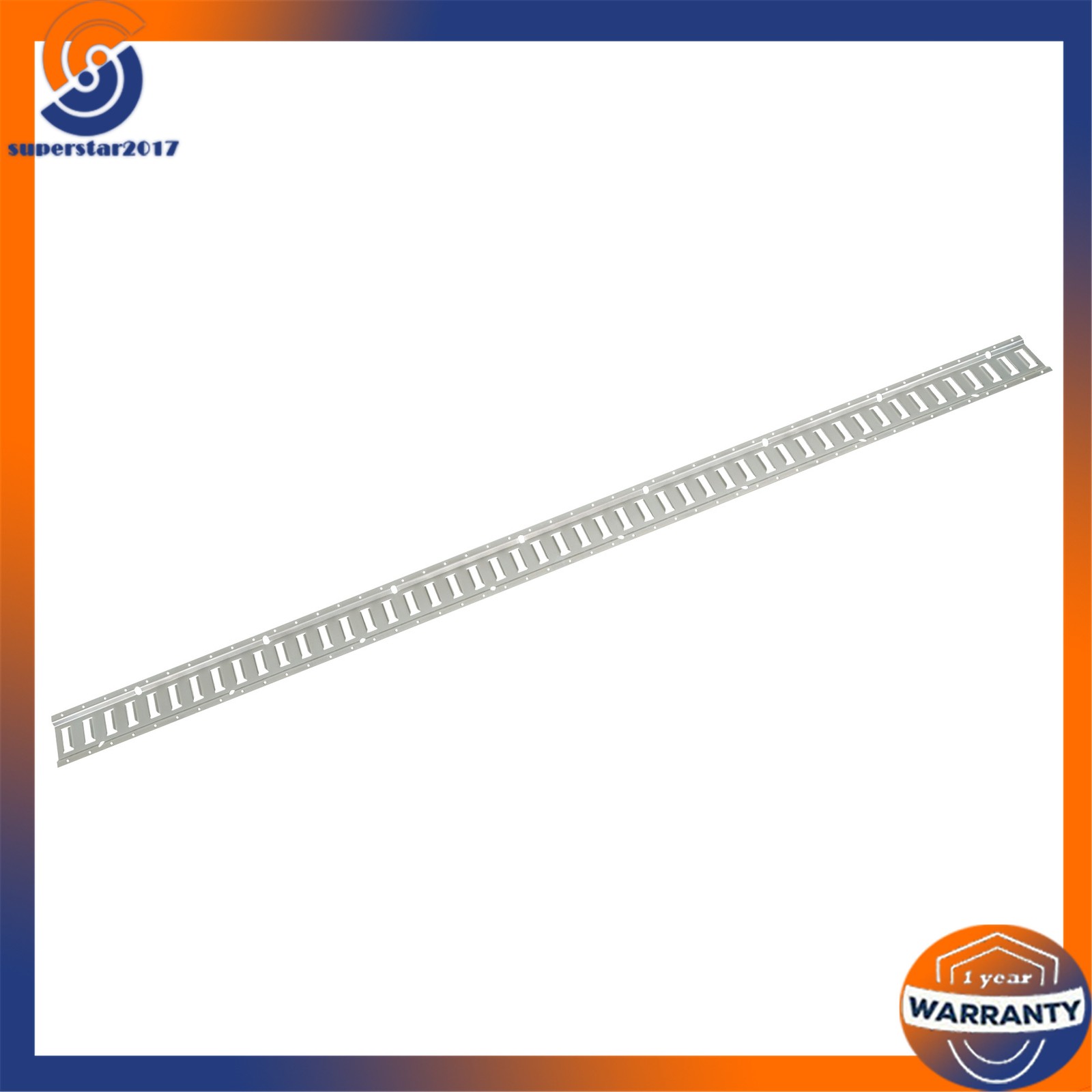 Silver 28 Pack 8 Foot E Track Rail Kit, Zinc Plated With Hardware For Trailers