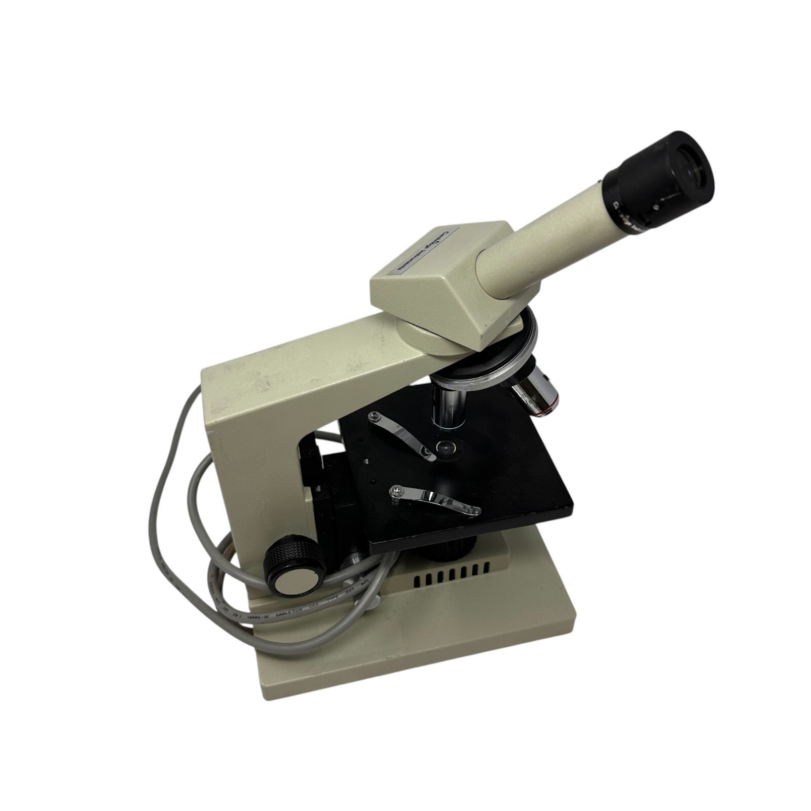 Cambridge Instruments Monocular Compound Microscope WF10X 4X/10X/40X Objectives