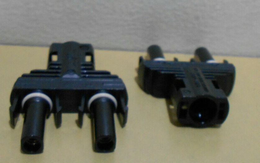 X2 Amphenol H4YX Solar Photovoltaic HELIOS BRANCH Connector 1 MALE TO 2 FEMALE