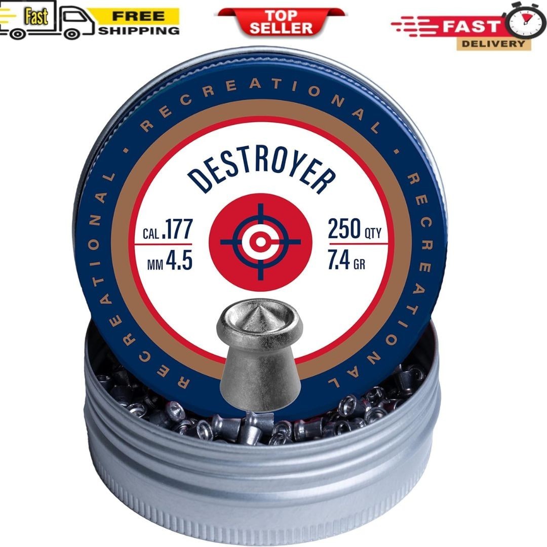 Crosman DS177 .177 Caliber Destroyer Pellets – Premium Hunting & Target Ammo