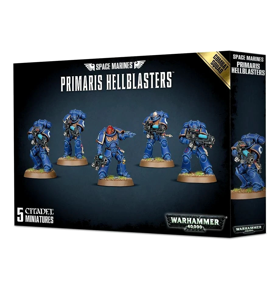 New On Sprue Warhammer 40K Space Marines Primaris Hellblasters (5-man) Astartes