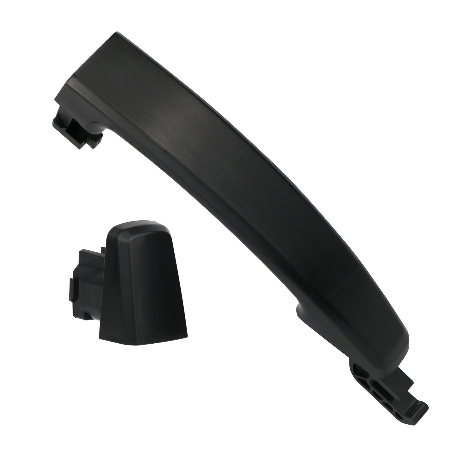 APPERFiT Exterior Door Handle w/End Cap 92233089 92233091 Black FR/RL/RR