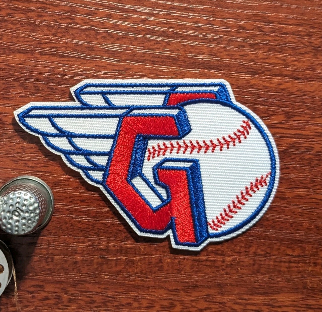 Cleveland Guardians Patch CLE Indians Baseball Embroidered Iron On 2.25x3.25"