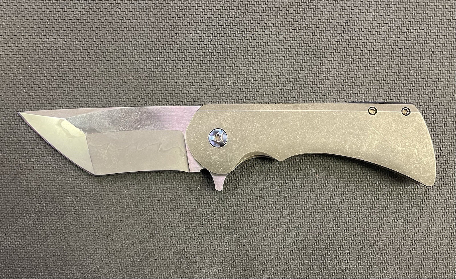 Rick Barrett Knives Honor Tanto Flipper