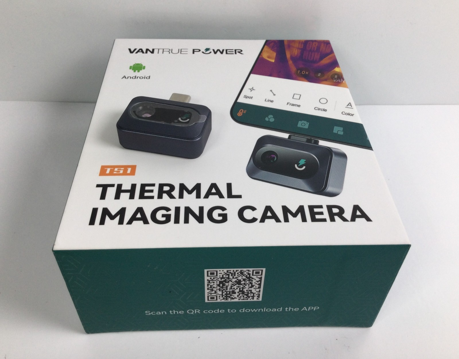 Super Resolution 512×384 Infrared Thermal Camera Android Image Camera