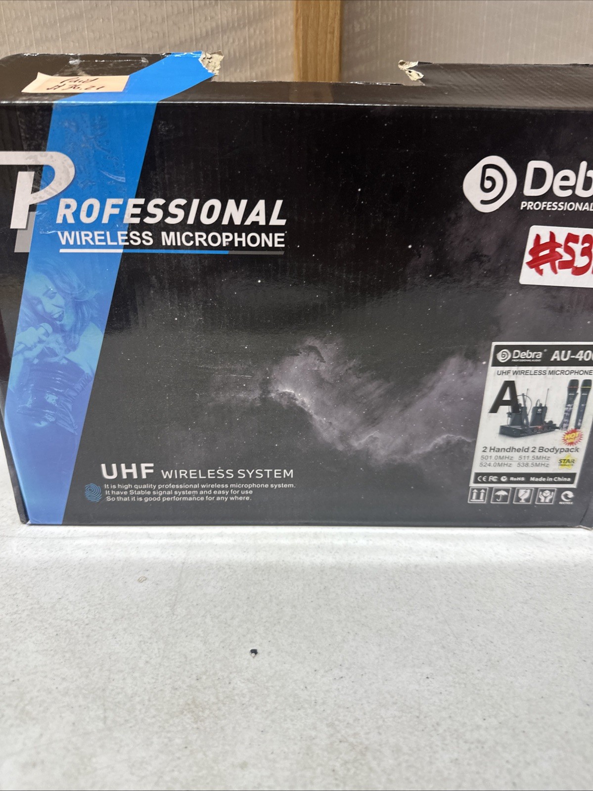 Debra Professional Audio Wireless Microphone HVIN-AU400 - Open Box