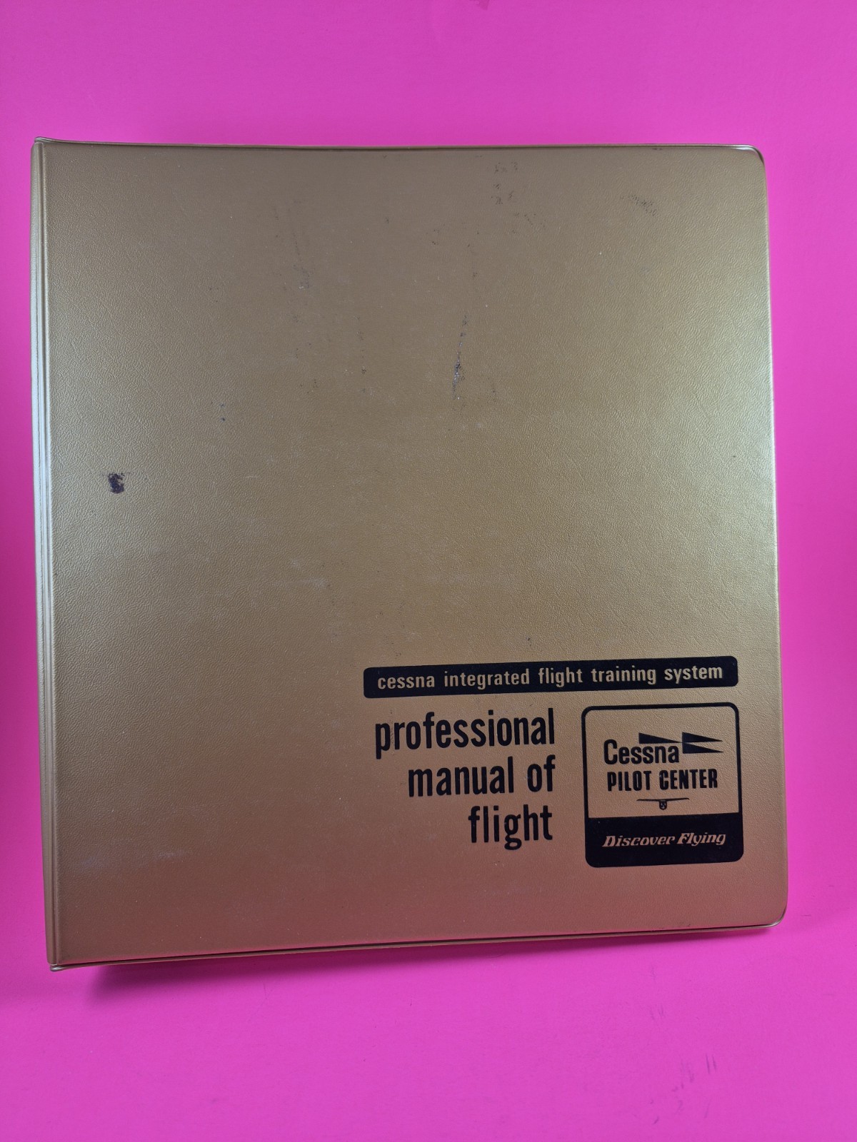 Cessna Professional Pilot Training Books Manual of Flight Workbook Guide 1972...