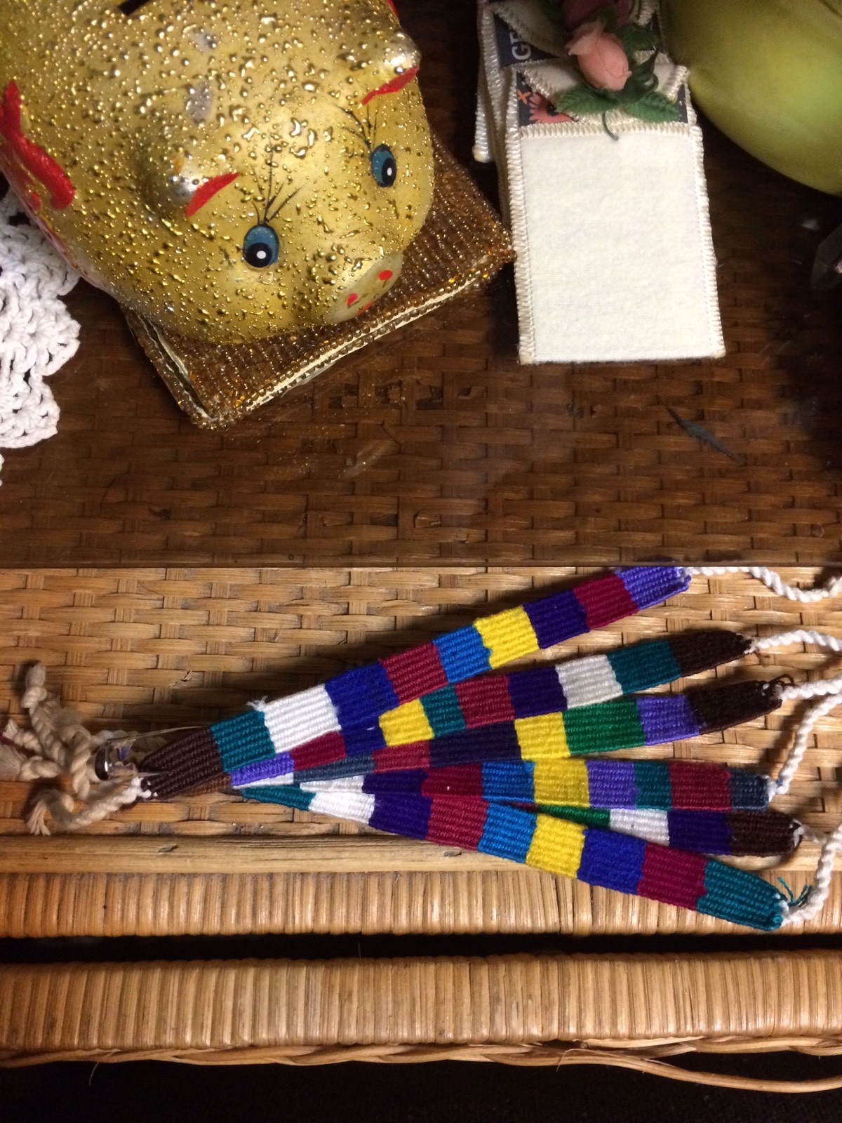2 Wide 1/2 Inch Colorful Woven Friendship Bracelets 10 Inches