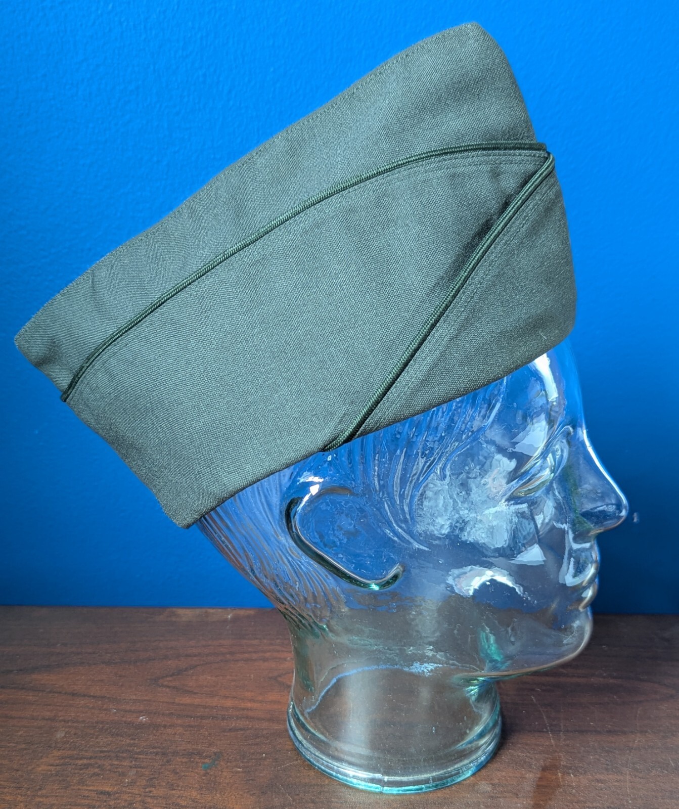 US Army Men's Garrison Cap - Polyester/Wool - AG-344  Size 6 3/4 - Free Shipping