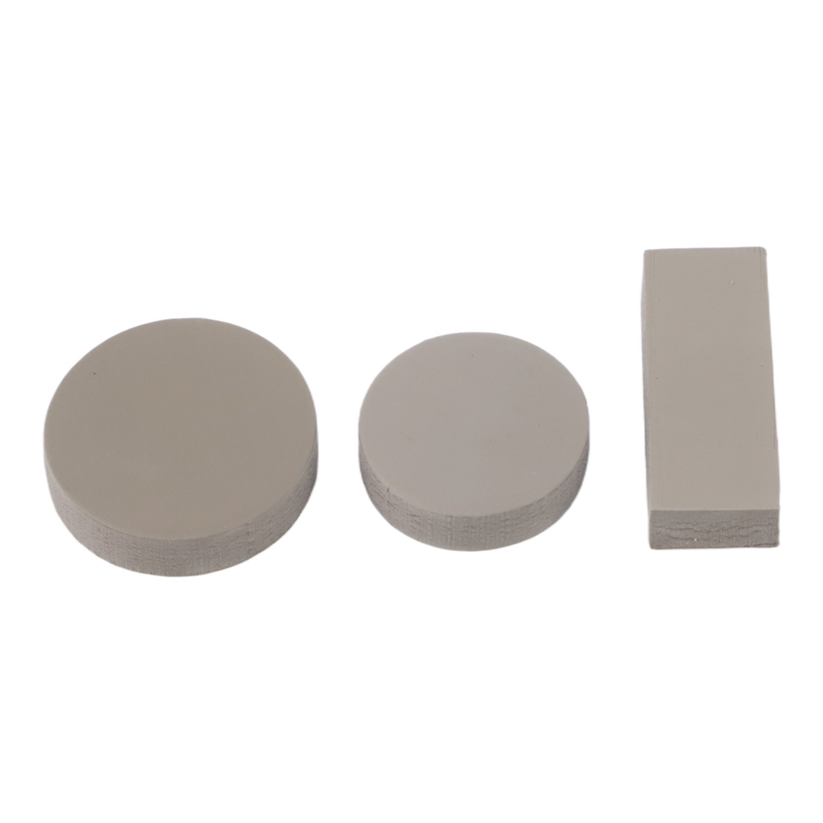 Photosensitive Stamp Pads 18pcs 7mm Thick Square Round and Rectangular Sizes