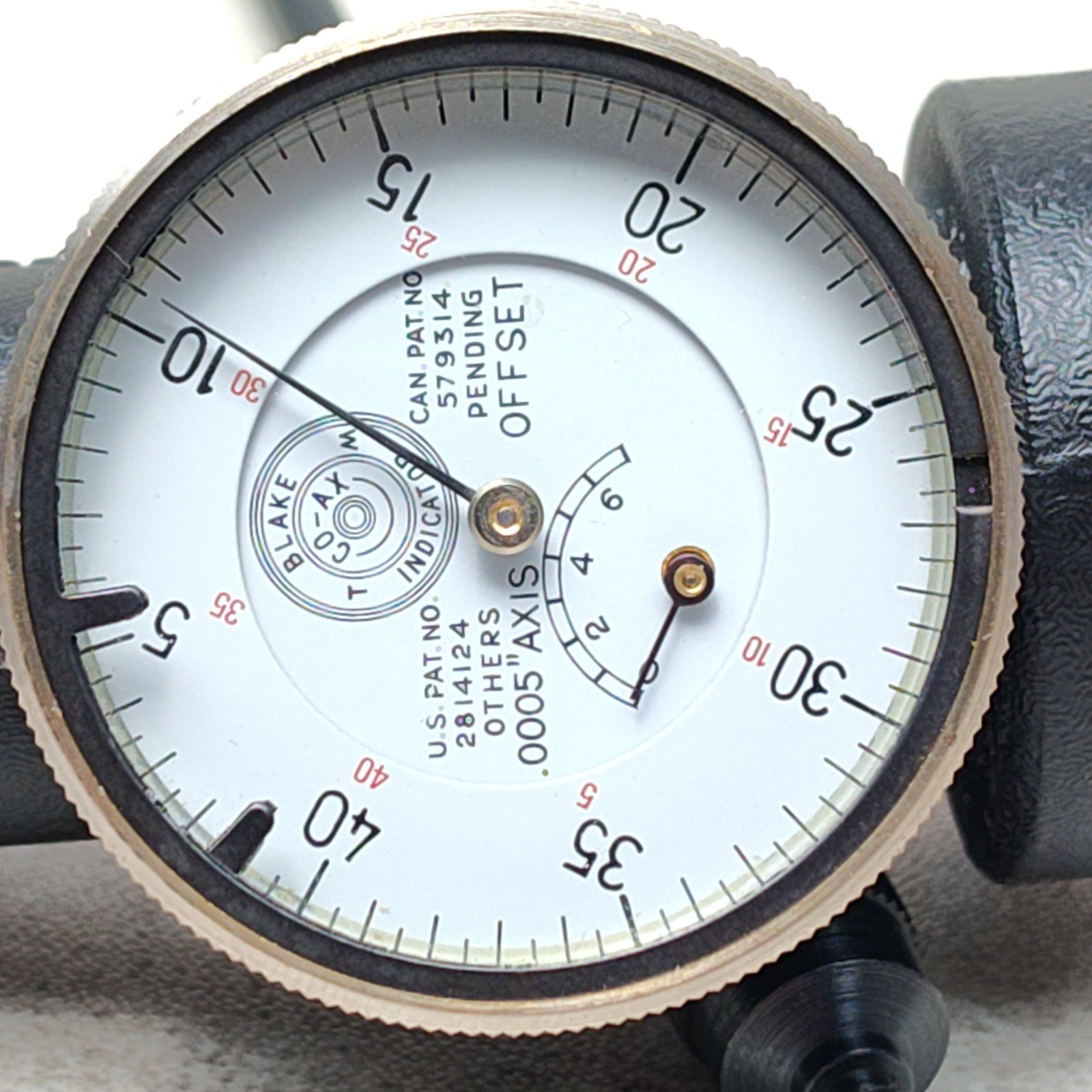 Blake Co-Ax Dial Precision Centering Indicator .0005" w/ Case & Accessories
