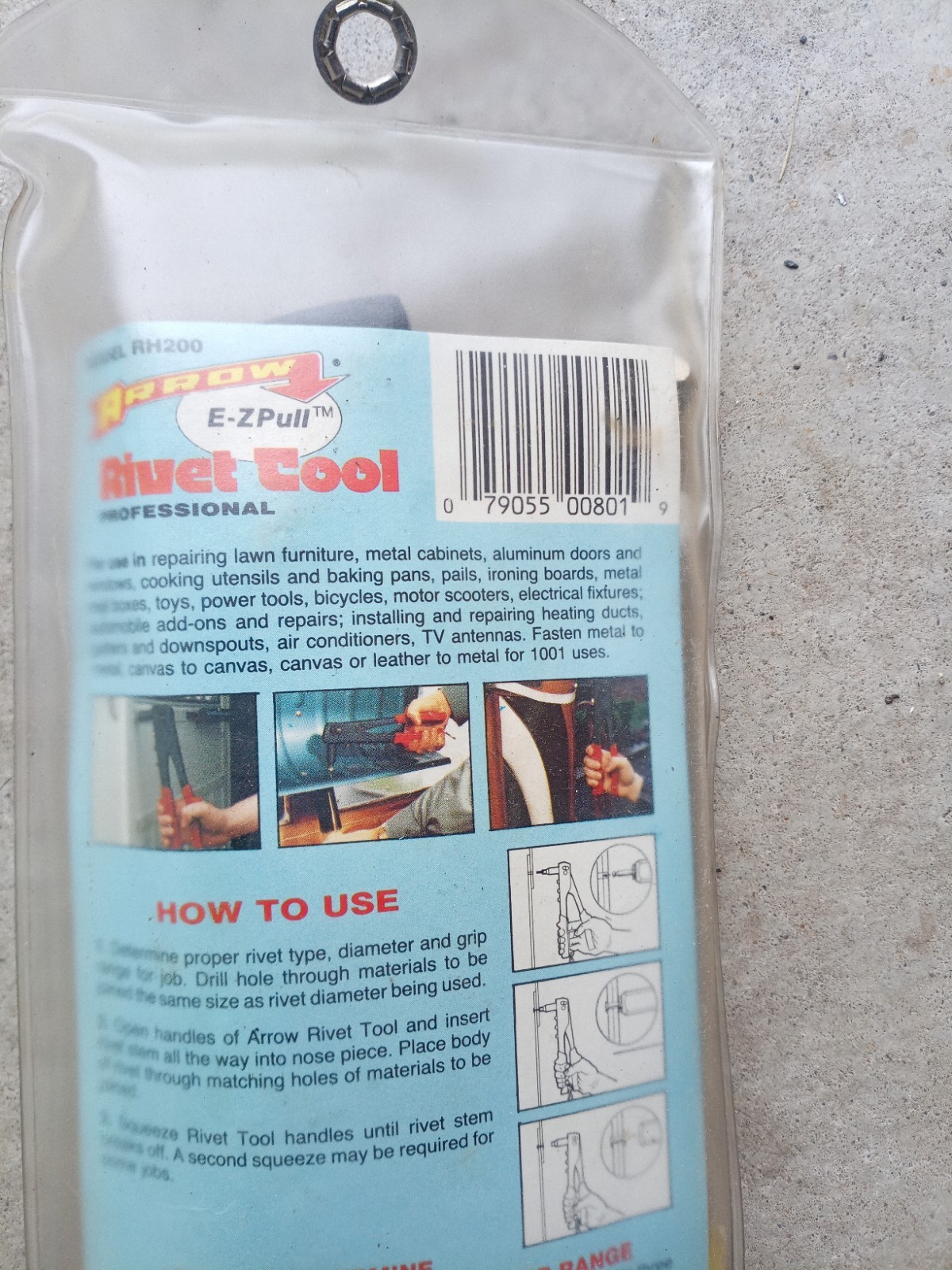 Arrow E-Z Pull Rivet Tool Model RH200 In Original Package.