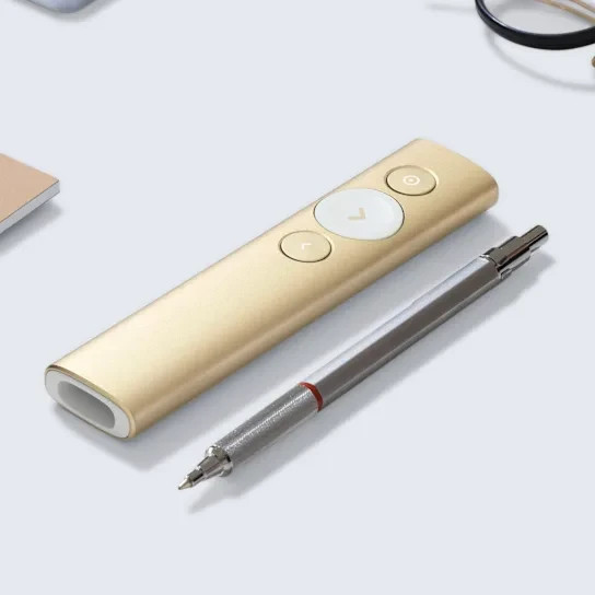 Logitech Spotlight Wireless Presentation Remote Gold -With Dongle Mint Condition