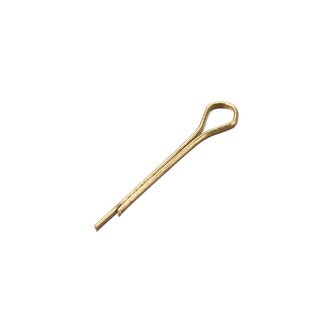 Split Cotter Pin - 1.5mm x 16mm Solid Brass 2-Prongs Gold Tone 4Pcs