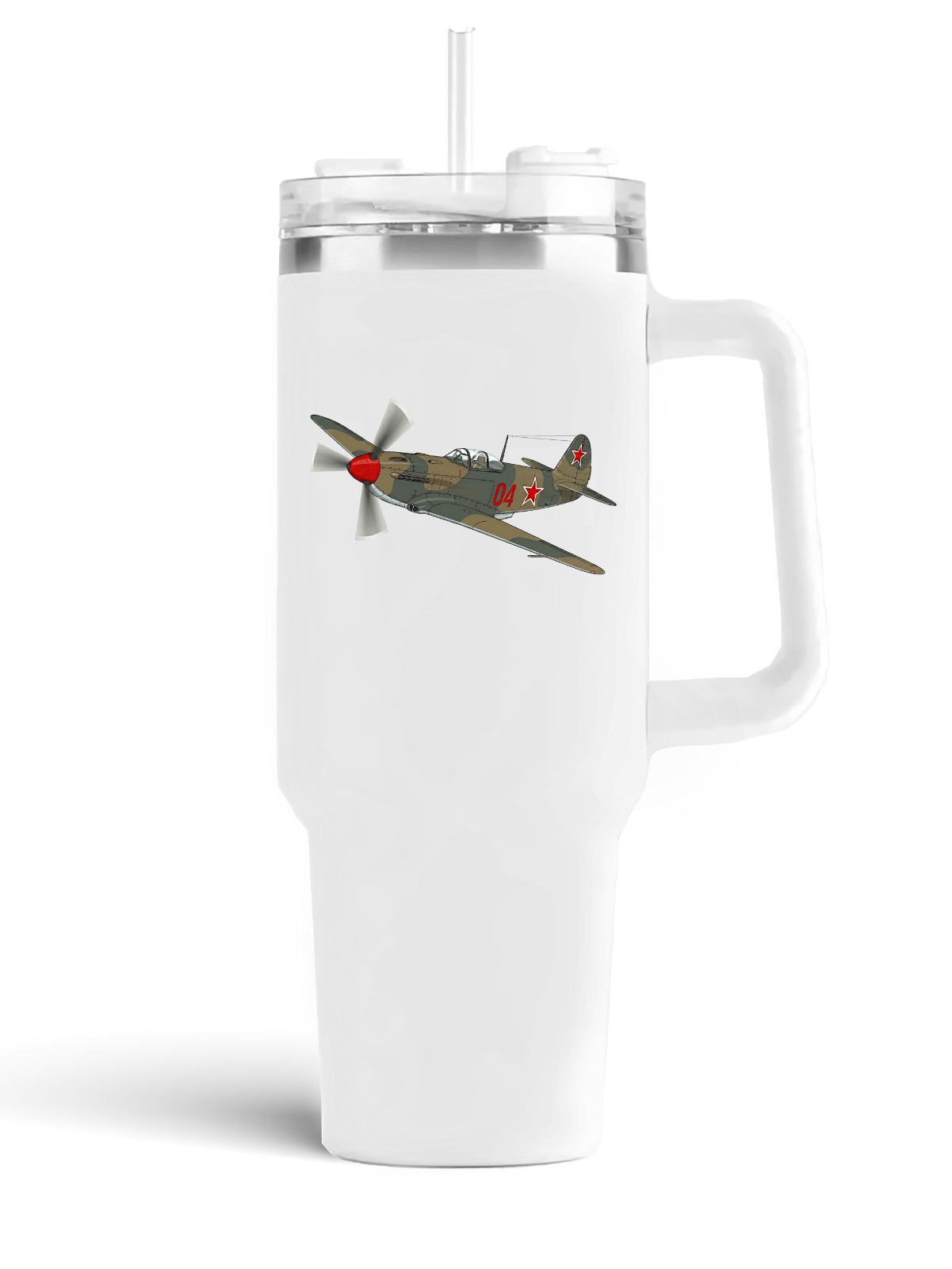 Yakovlev Yak-9 Stainless Steel Quencher Tumbler - 40oz.