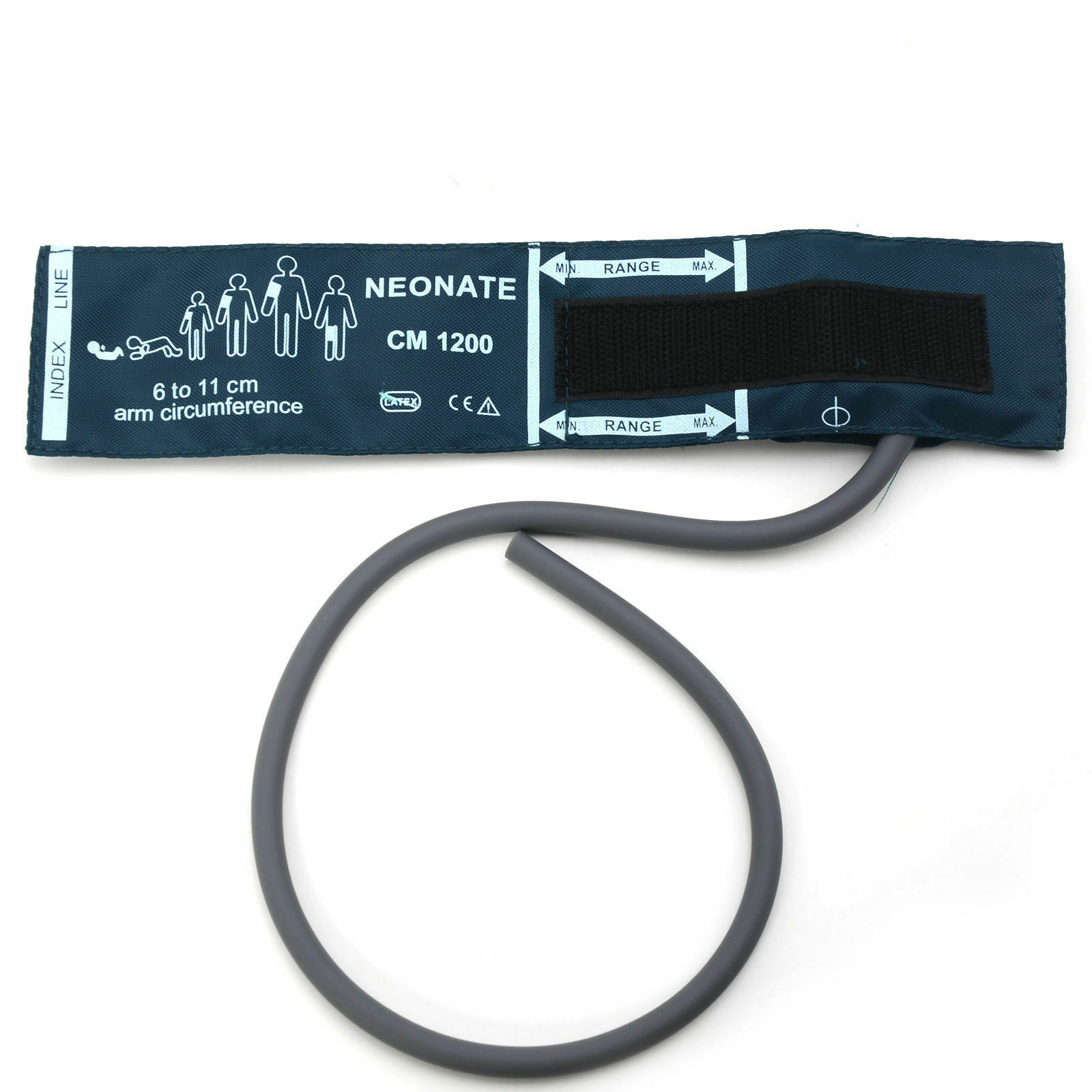 Reusable NIBP Cuff Neonate Blood Pressure Cuff 6-11cm Single tube with bag