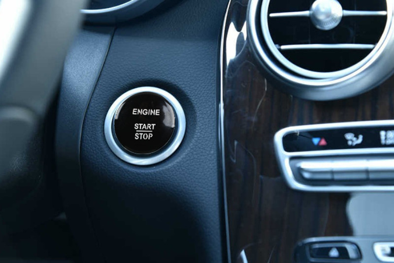 For Mercedes-Benz To Start Button Keyless Go Engine Start Stop Push Button Black