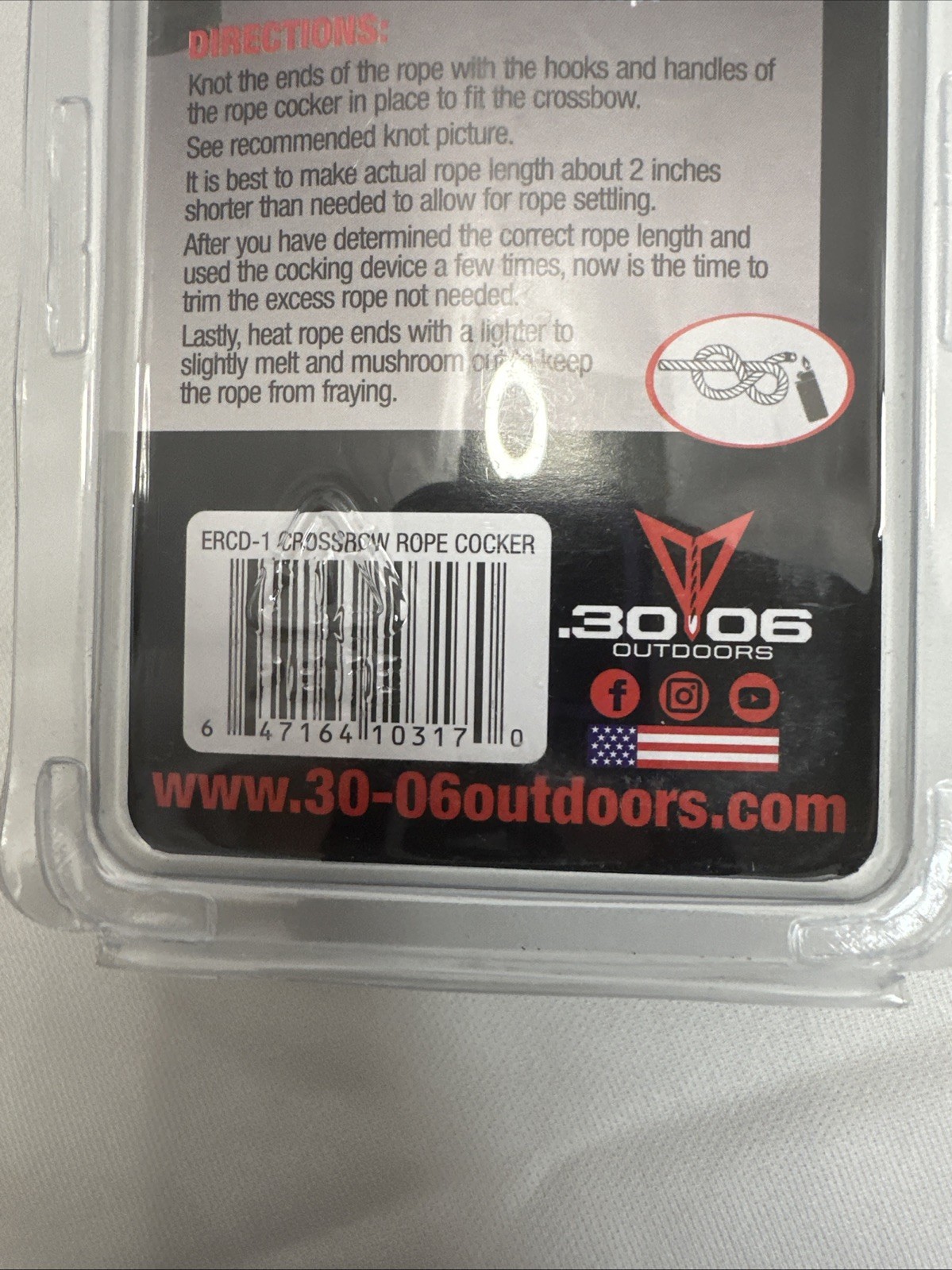 30-06 ECO Crossbow Rope Cocking Device PLEASE SEE DESCRIPTION