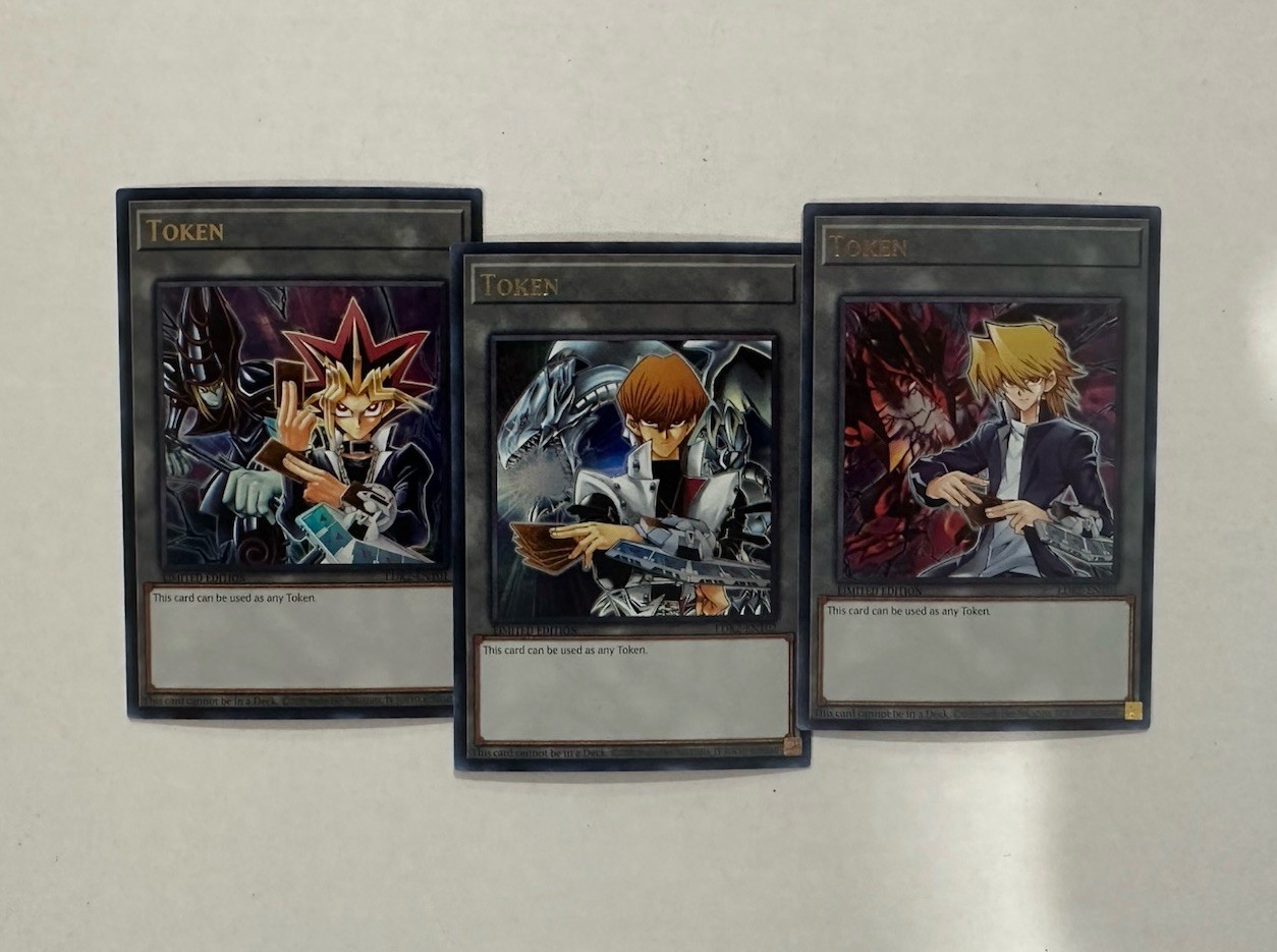YAMI YUGI ATEM JOEY WHEELER SETO KAIBA LDK2-EN TOKEN SET NEAR MINT YUGIOH