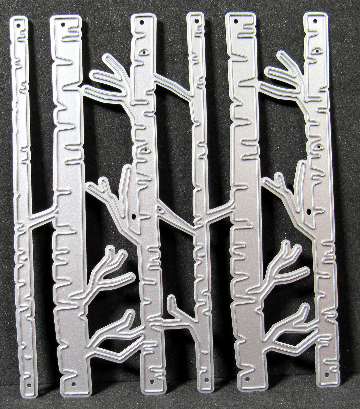 Birch Forest Trees Metal Dies 4" x 4 3/4"
