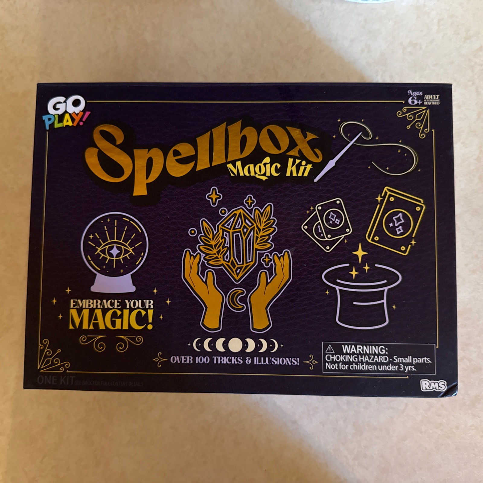 SPELLBOX Magic Kit Magician's Trick Set  100+ Tricks Tips & Illusions