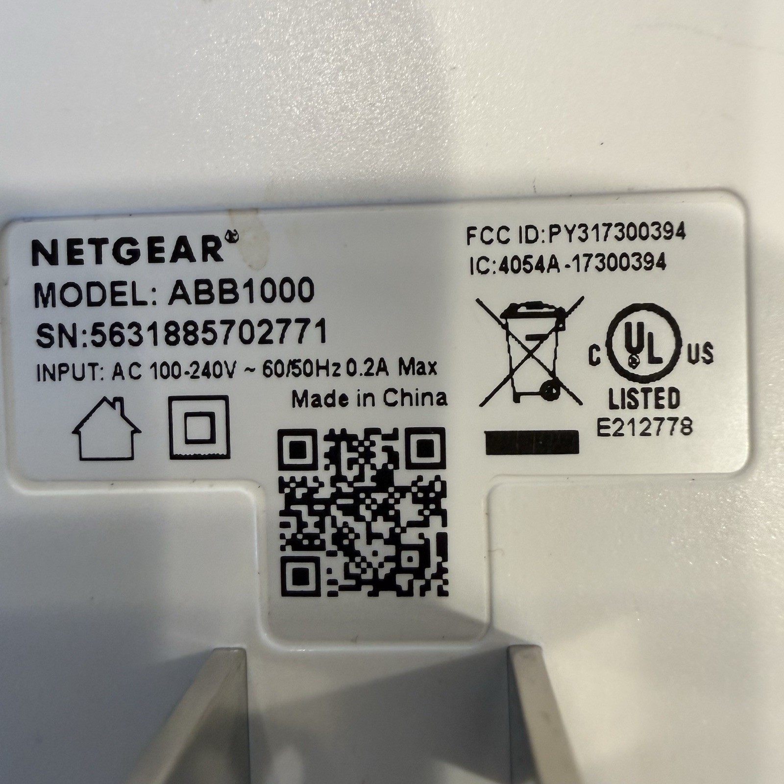 New Arlo Bridge By NetGear ABB1000 For Arlo Security Lights