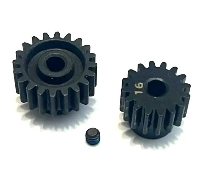 Arrma TYPHON 6s v5 BLX- Pinion Gears (16t 20t steel Mod 1 Safe D-5mm ARA8606v5