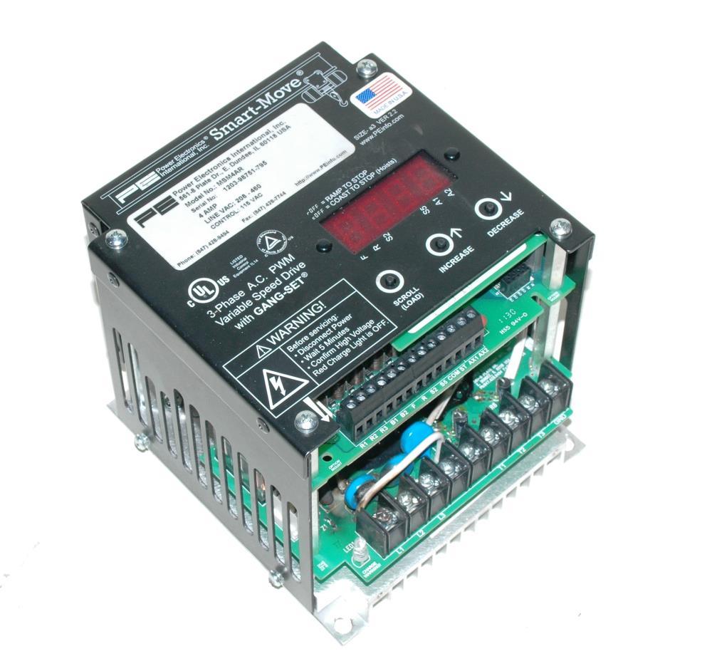 Power Electronics Crane Inverter ​​​​​​​​MSM4AR *REPAIR EVALUATION ONLY* [PZJ]