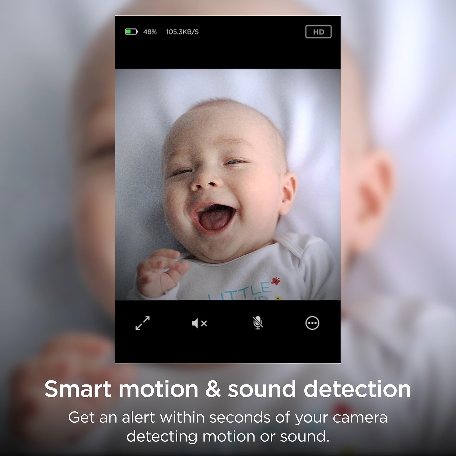 Roku CS1000R Wired Indoor Security Camera with Motion Detection Smart Home