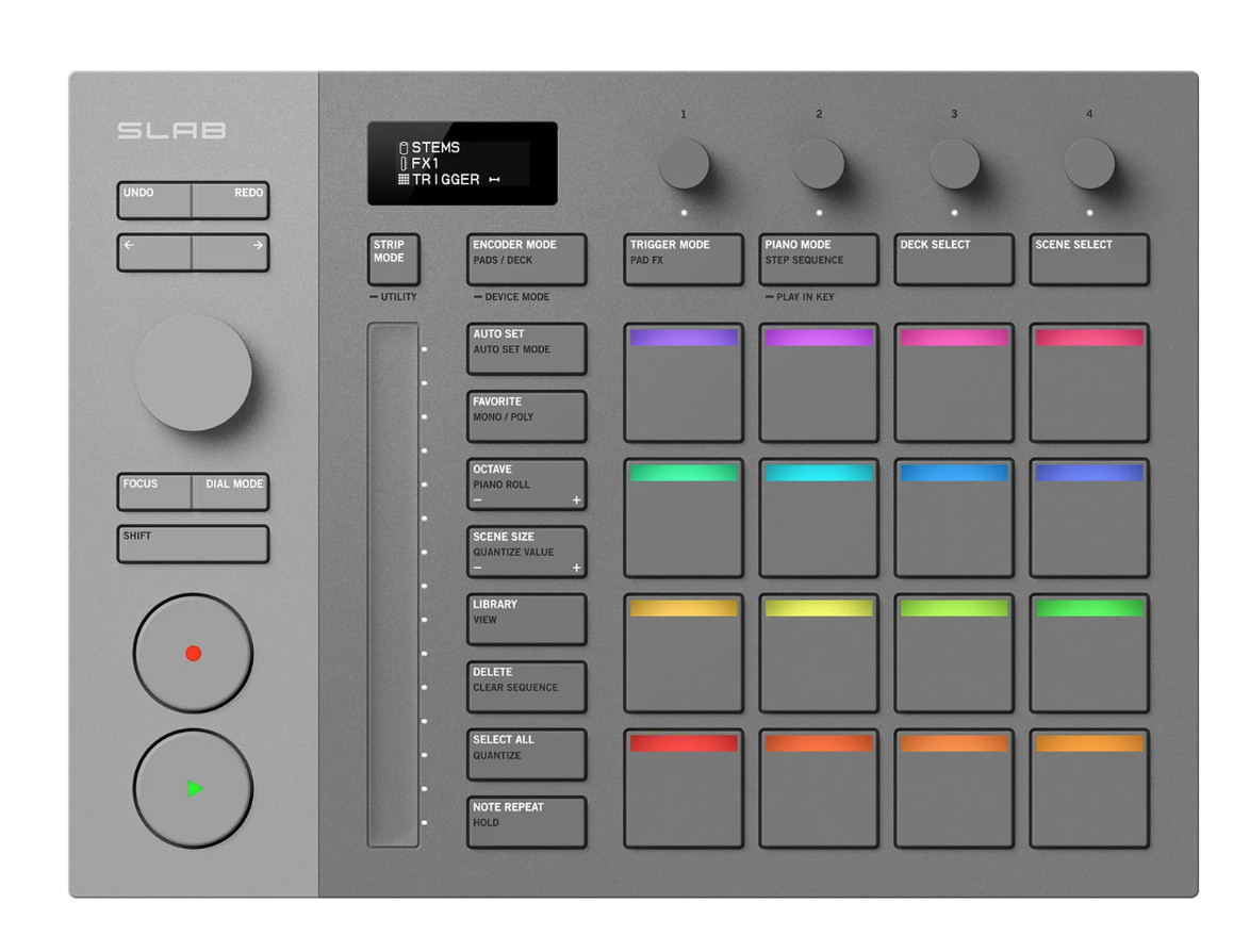 SLAB - The first MIDI pad controller made for Serato Studio - from AlphaTheta