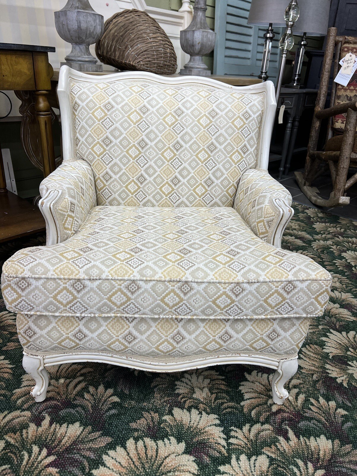 Vintage Bergere Chair