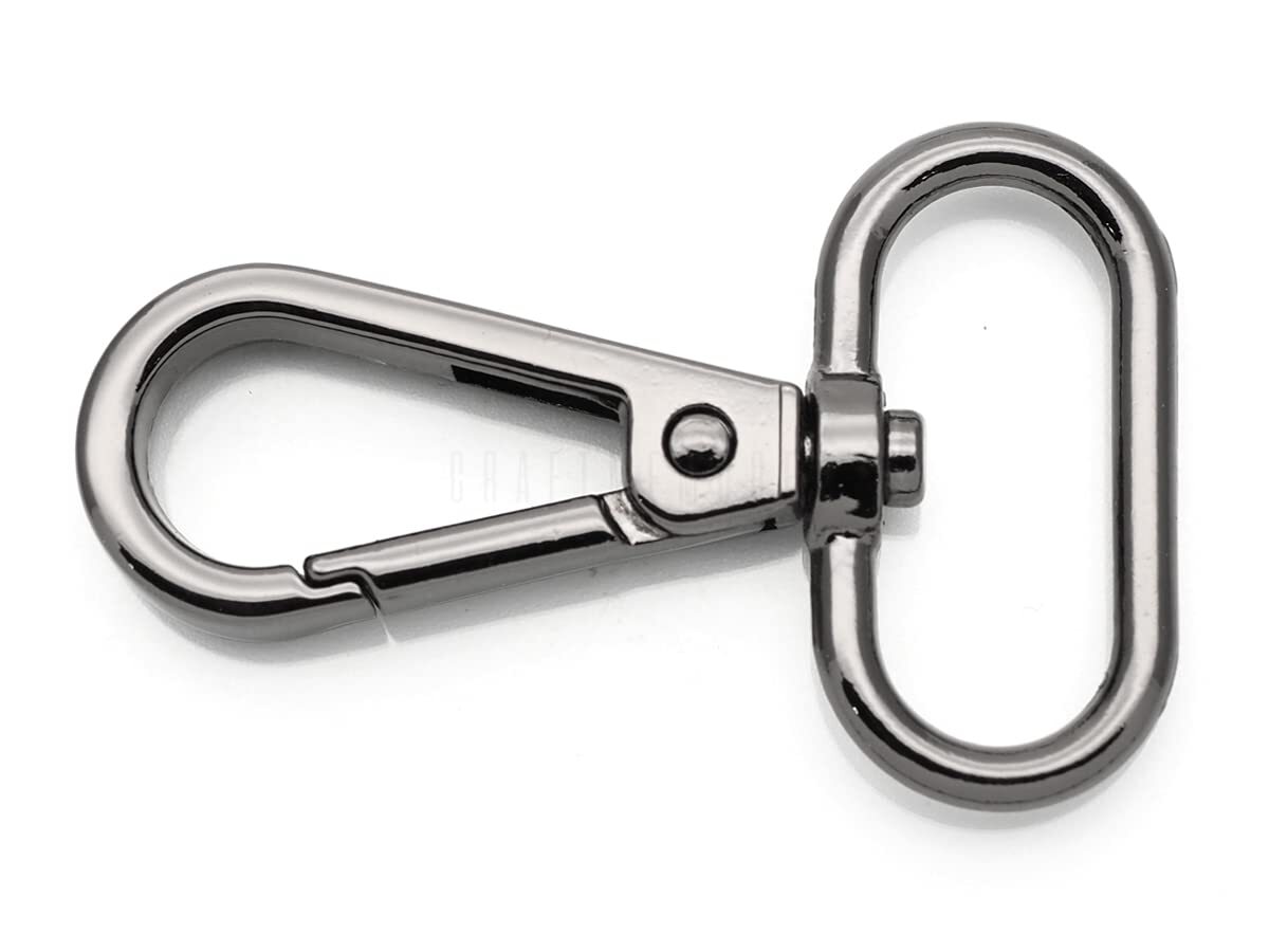 Snap Hook Swivel Push Gate Lobster Clasps Fashion Clips Purse Making FS10 Pac...