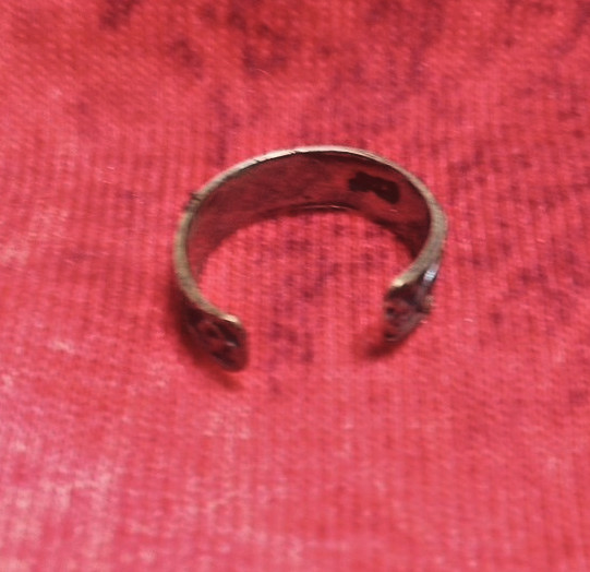 Sterling Silver Toe Ring Adjustable 925