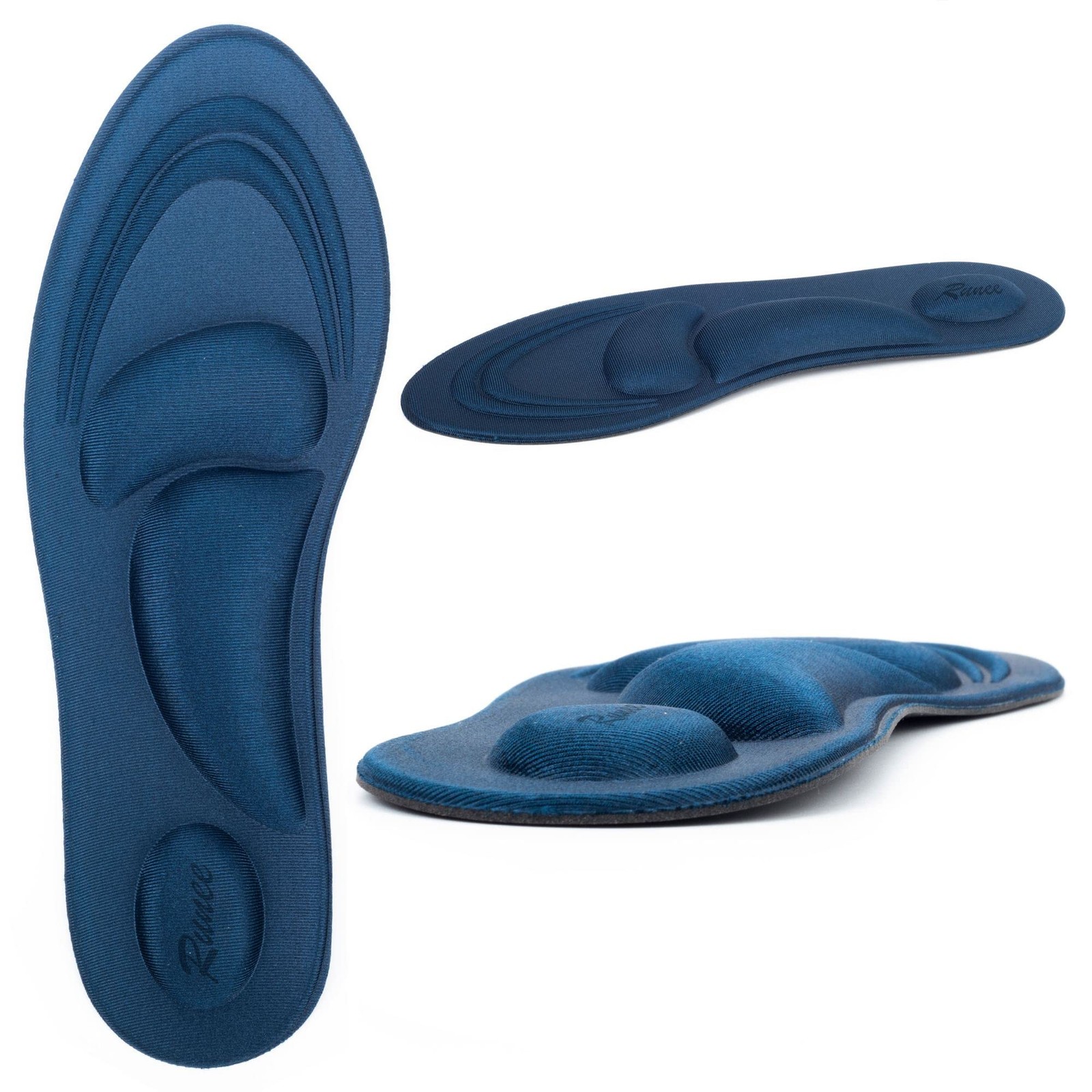Memory Foam Comfort Insole - Help Against Plantar Fasciitis and Foot Pain. Cu...
