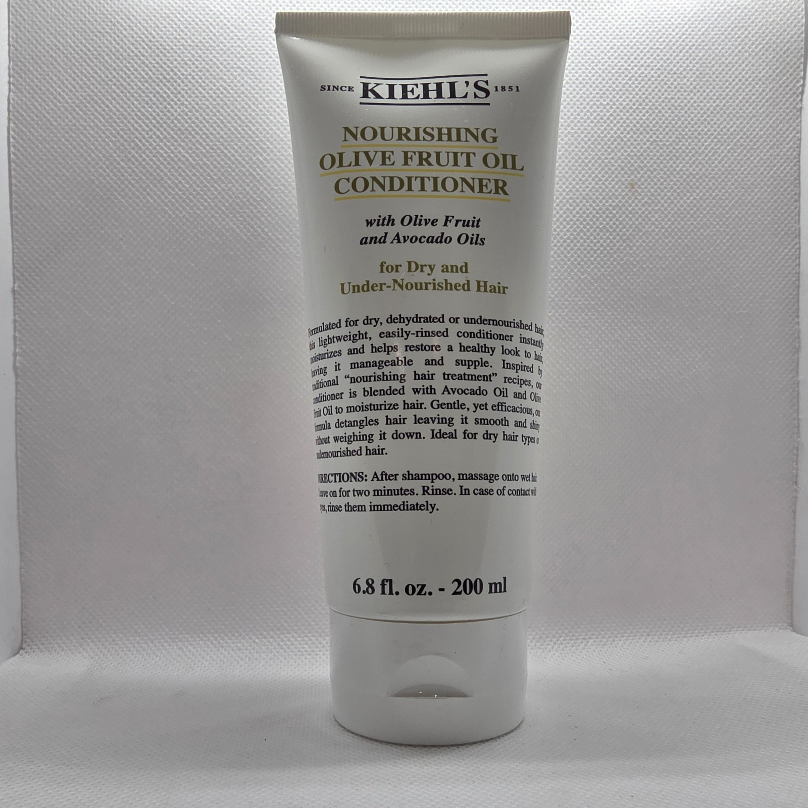 Kiehl's Nourishing Olive Fruit Oil Conditioner for Dry Hair 6.8 oz 200 ml Sealed