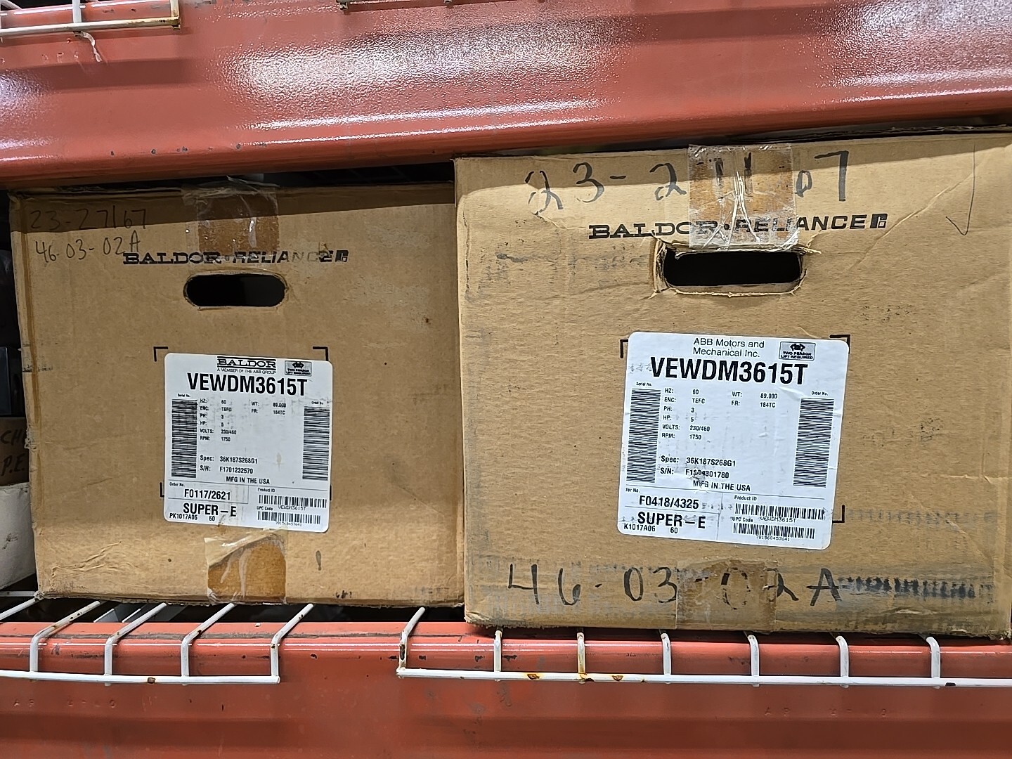Blador Wash Down VEWDM3615T / VEWDM3615T 5 HP 184 TC frame 1750 RPM