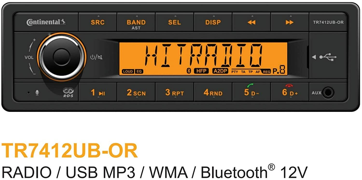 6 x VDO CONTINENTAL TR7412UB-OR BLUETOOTH - factory masterbox