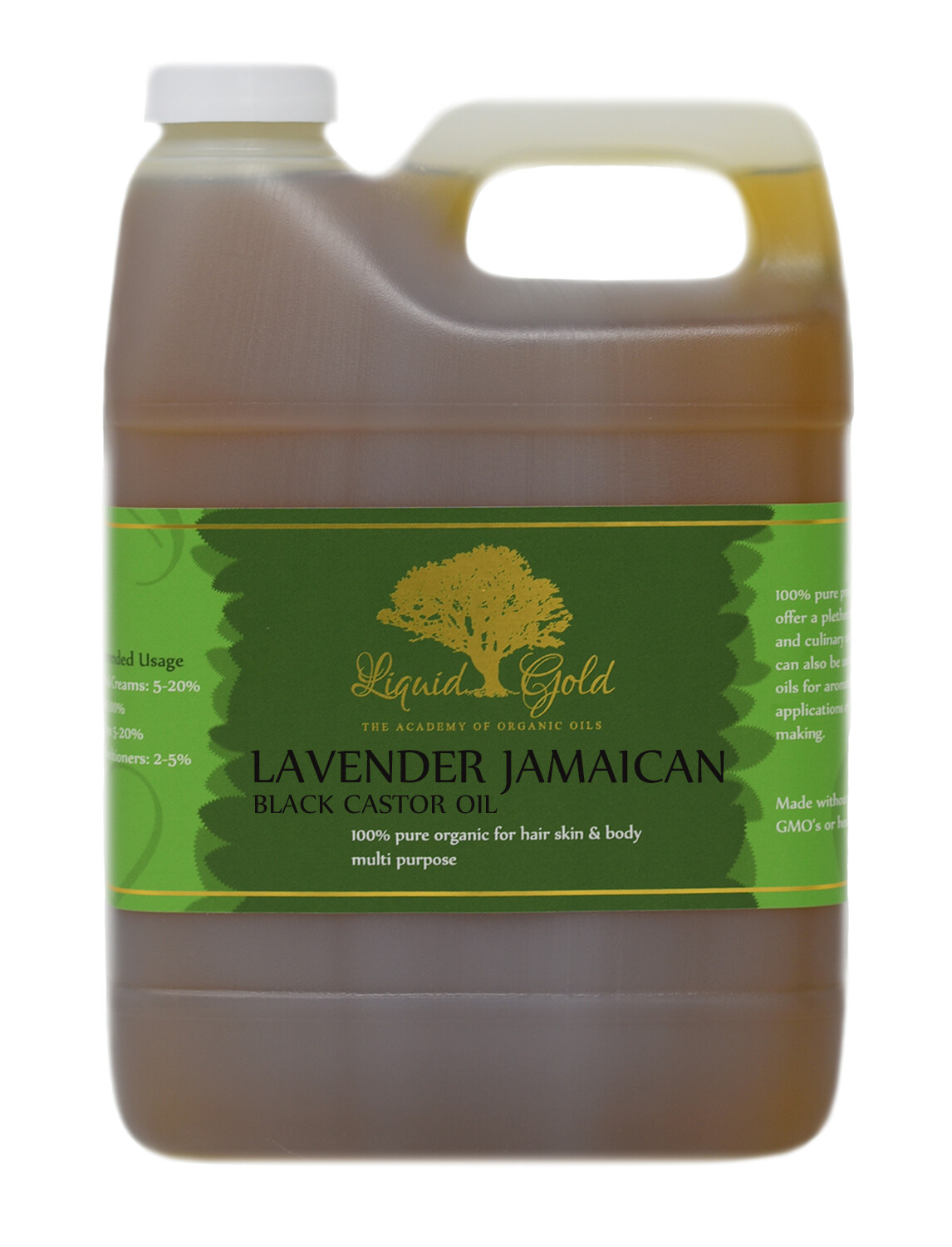 32 Oz Premium Lavender Jamaican Black Castor Oil Pure Organic for For Skin Hair