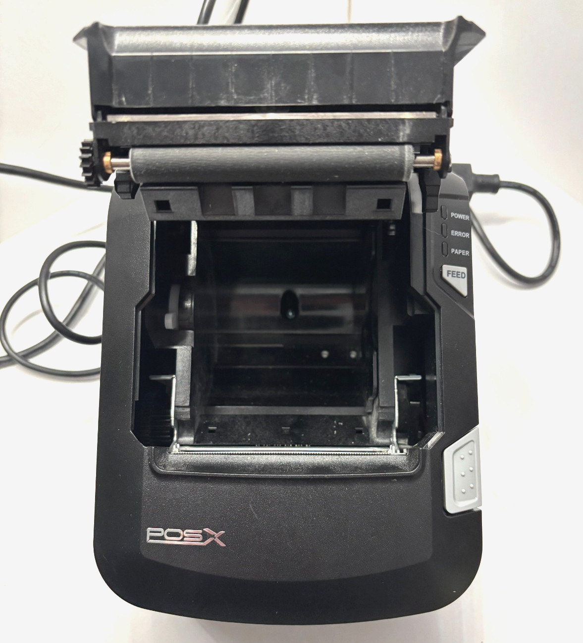 POS-X EVO Green Thermal Receipt Printer USB Serial POS w/ Power Supply Tested