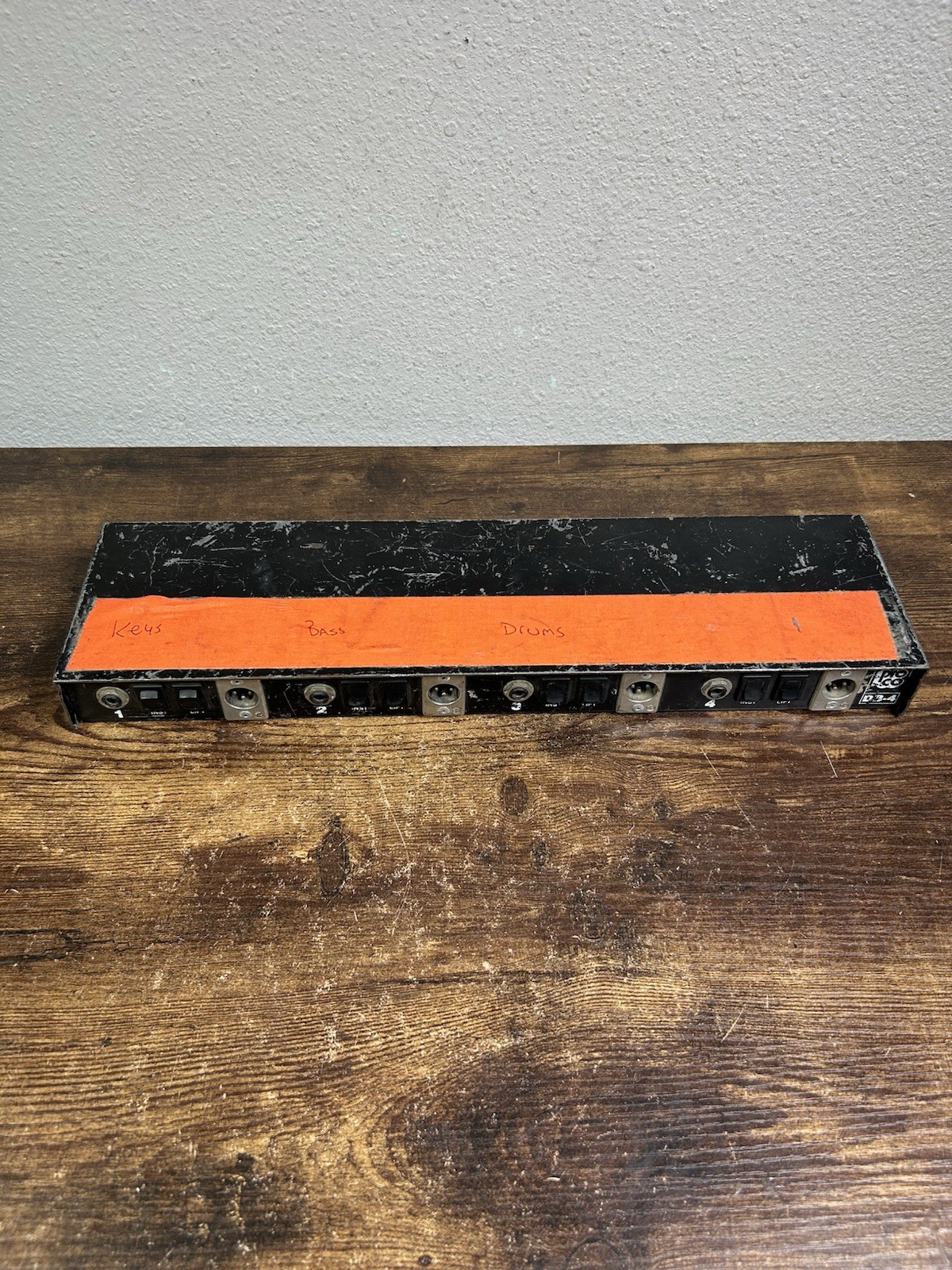 Pro Co DB-4 rackmount direct box For Interfacing Instrument/Midi Systems