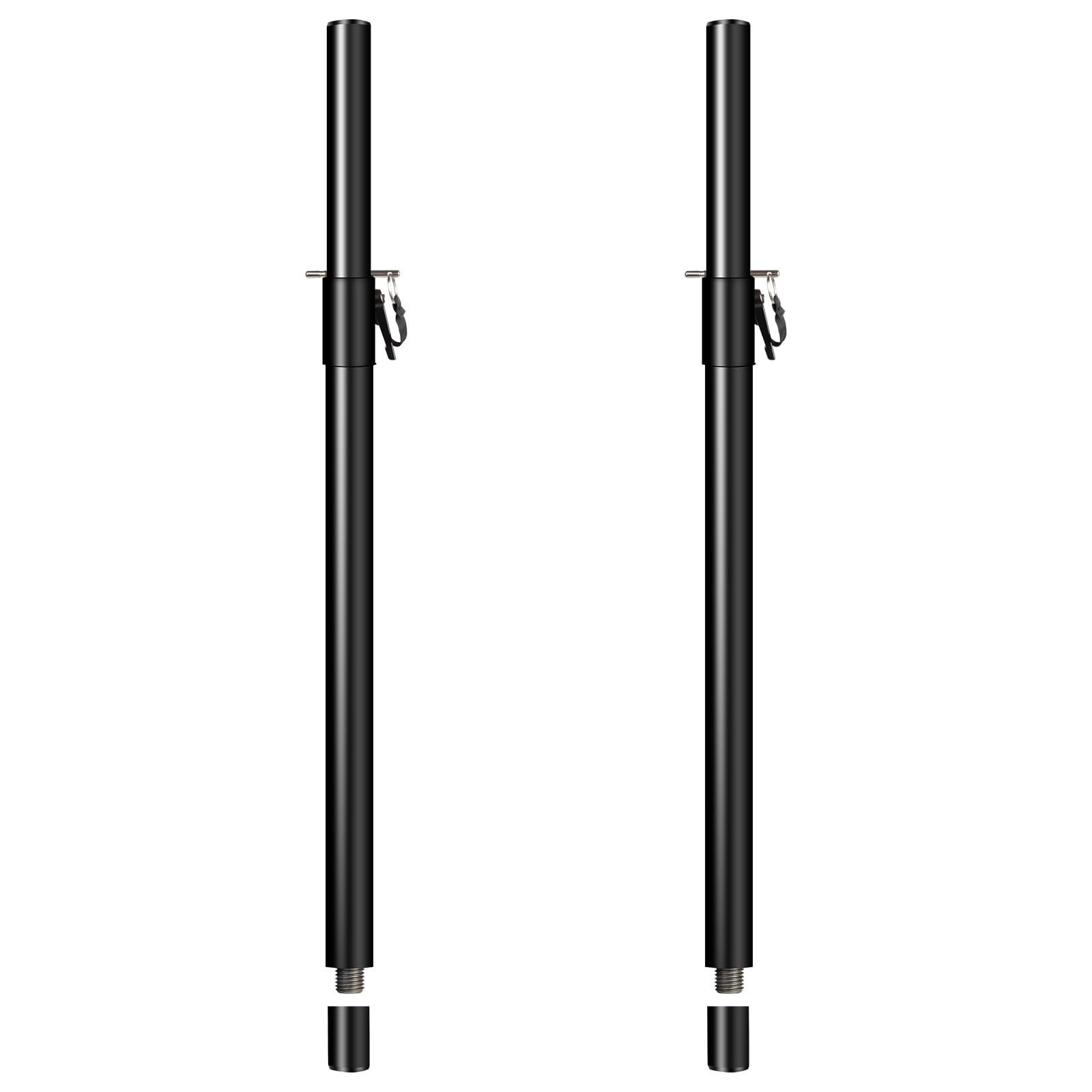 2 in 1 Speaker Pole for Subwoofer, Height Adjustment from 34 to 49 Inch, Fits...