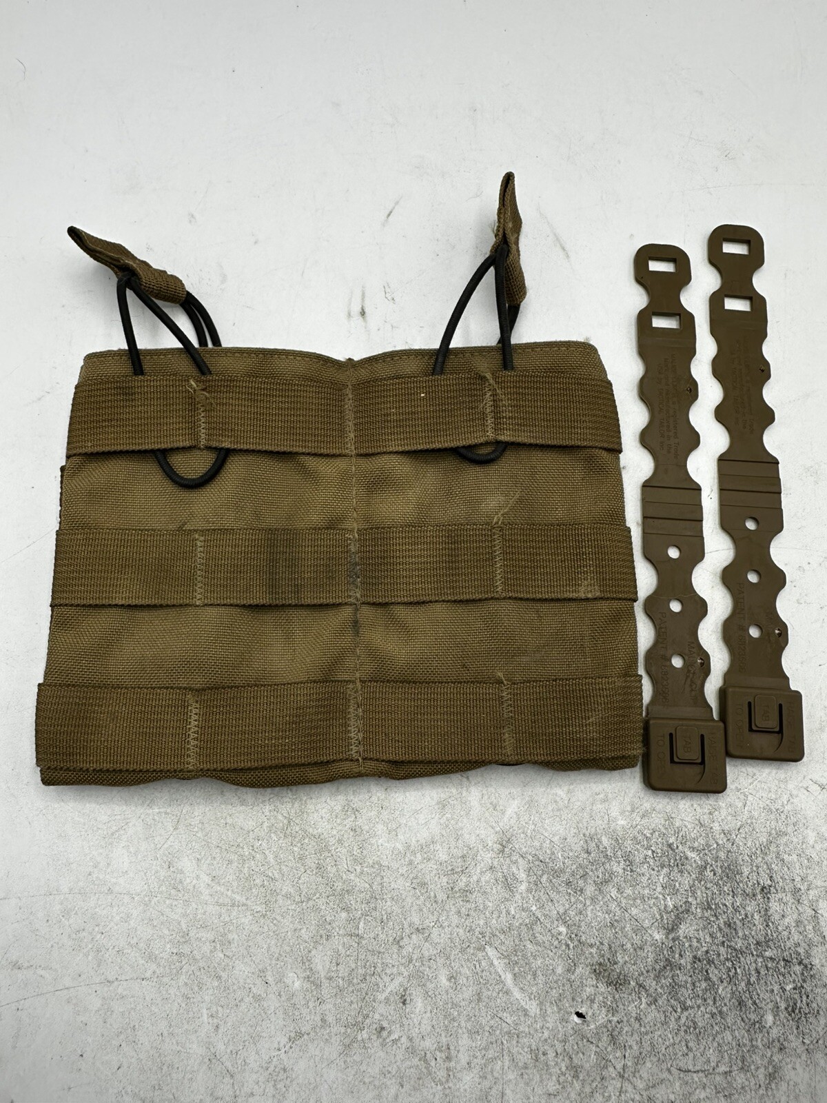Tac Shield DOUBLE Speed Load Magazine Pouch MOLLE Coyote Brown USMC MALICE CLIPS