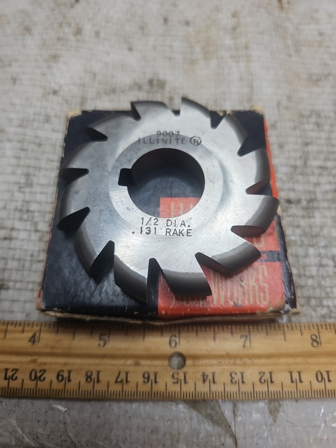 ILLINITE 3.0" x 1/2" x 1.0" CONVEX  1/2" DIA Side Milling Cutter HSS NEW IN BOX