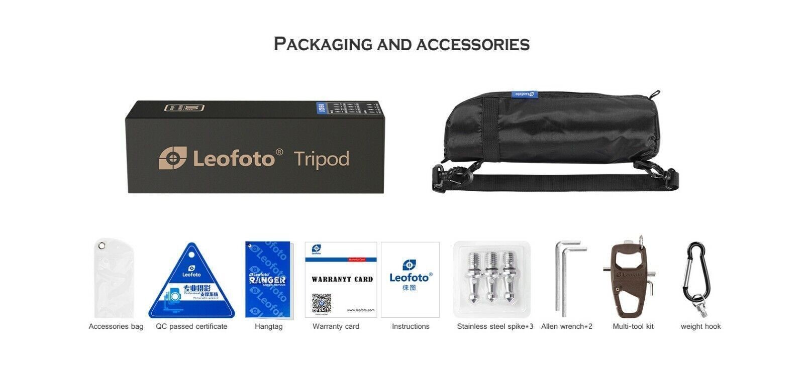 Leofoto Tripod LS-253CM Professional Carbon Fiber with LH-30 Ball Head