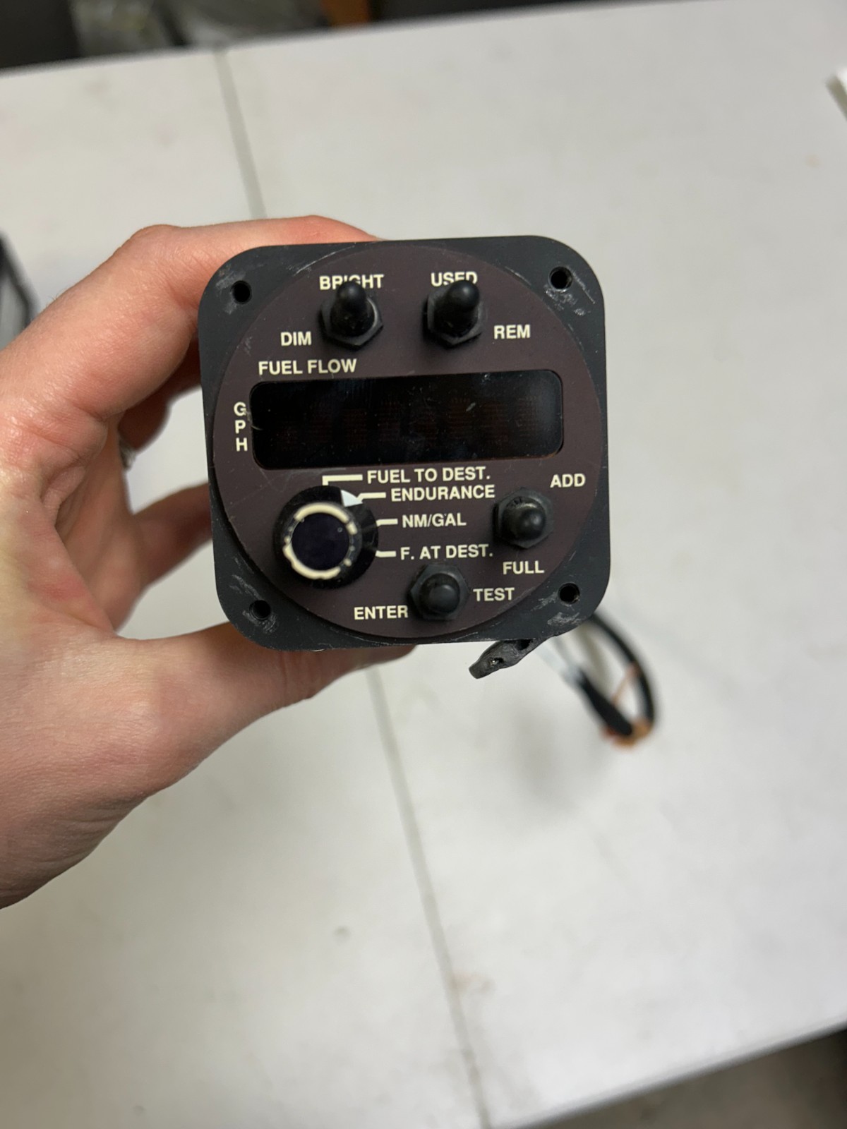 Shadin Fuel Flow Indicator 912041T-38D
